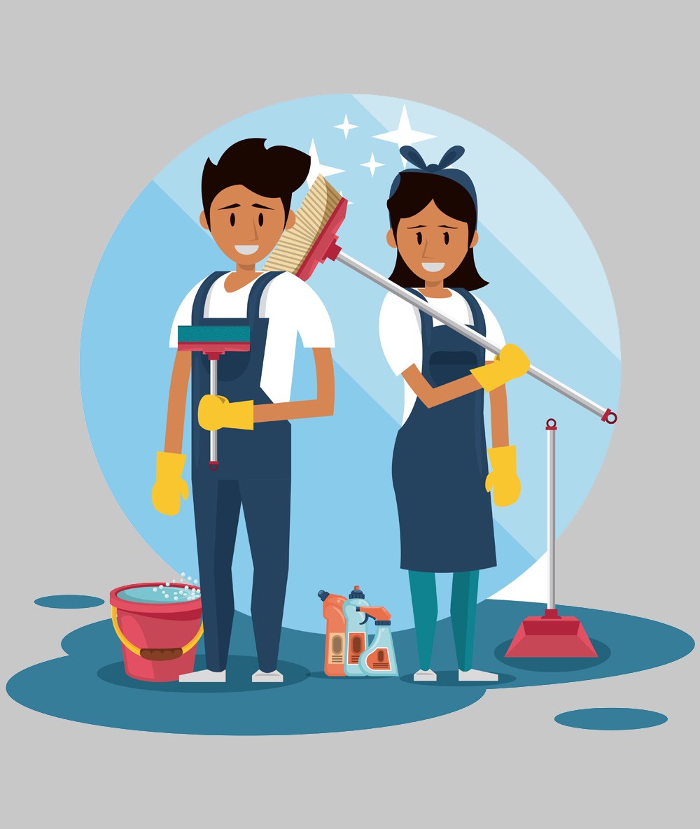 Limpieza de superficies y mobiliario en edificios y locales