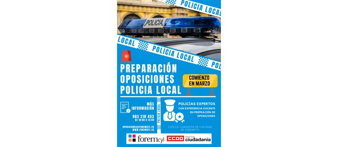 FINALIZADO - PREPARACIÓN DE OPOSICIONES POLICIA LOCAL